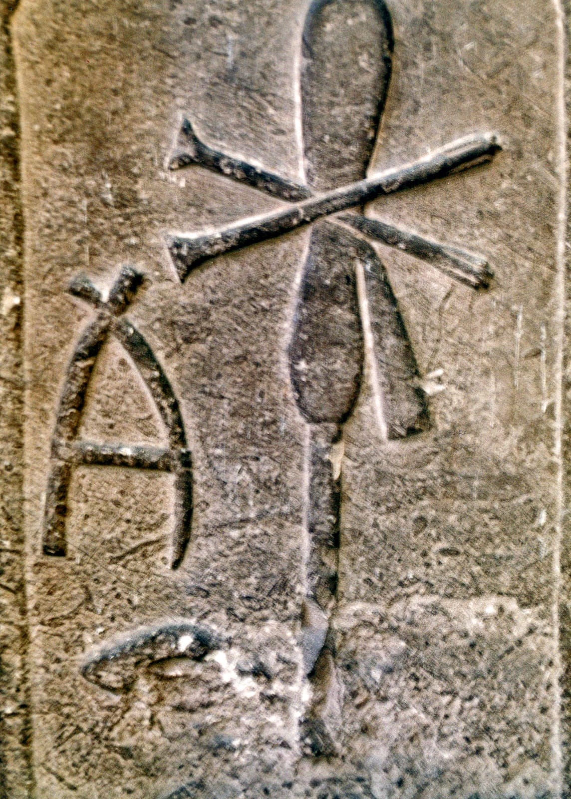 Meretneith's funerary stela, carved with her name