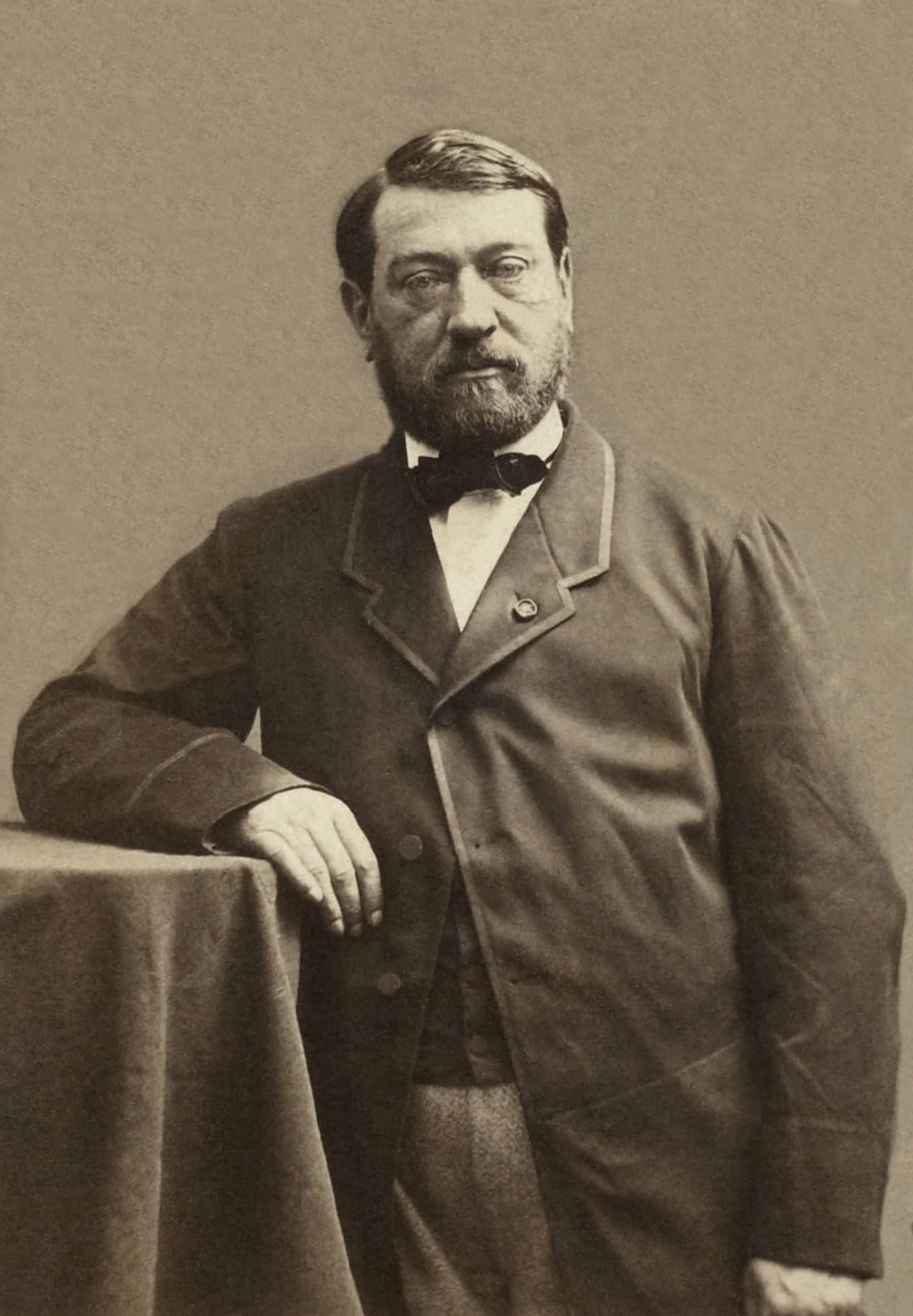 Portrait of Auguste Mariette, the 19th-century French Egyptologist